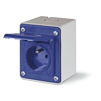 Zásuvka SCAME 16A/230V nást. IP54
