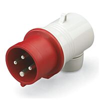 Vidlice 32A/400V 4-pól. IP44 úhlová