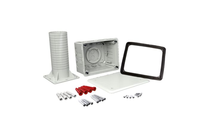 KOPOS Krabice KUZ-VI_KB do zateplení s tub. a víkem IP30