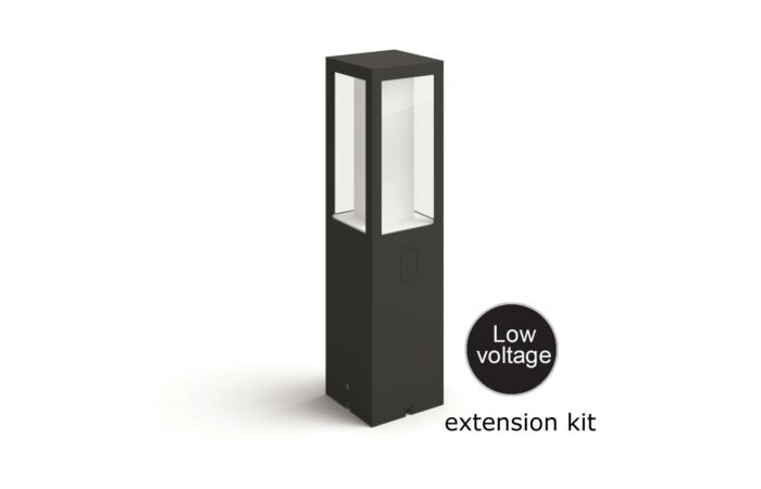 HUE Svítidlo LED IMPRESS RGB 8W 1200lm sloupek 40cm IP44 černá