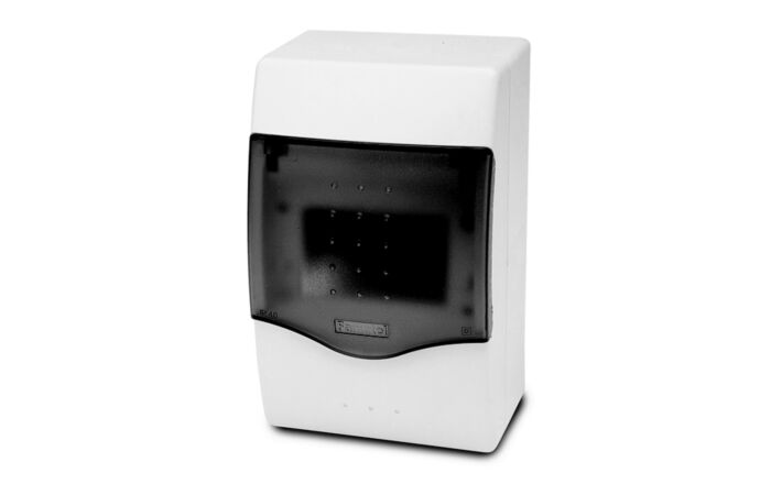 FAMATEL Skříň NUOVA 3604 4TE na omítku průhledné dveře IP40