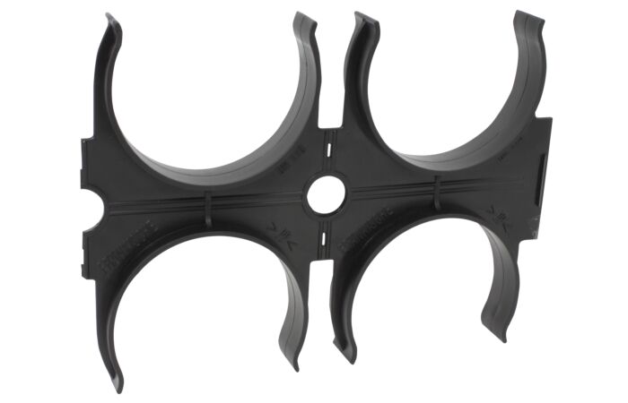 FRÄNKISCHE Držák DN 200/4(2/2) distanční černá