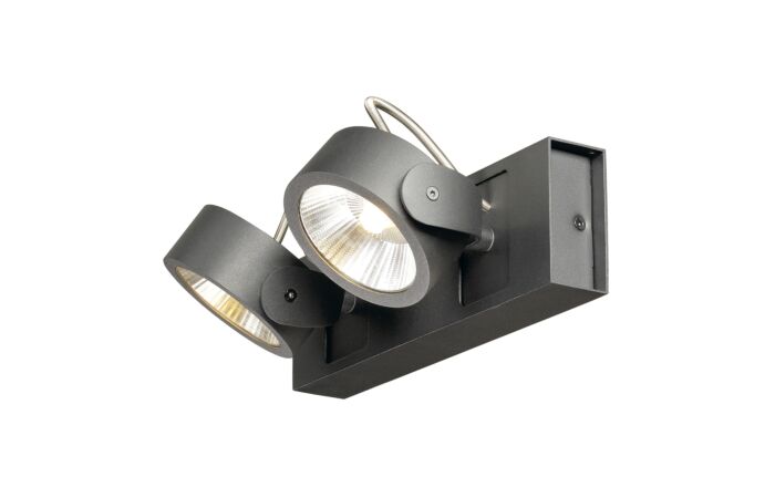 SLV Svítidlo LED  KALU2 31W 2000lm 3000K 60° nástěnné typ reflektor IP20 černá