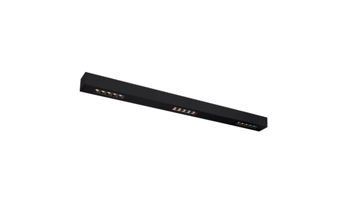 Q-LINE CL, LED vnitřní stropní nástavbové svítidlo, 1m, BAP, černá, 4000K