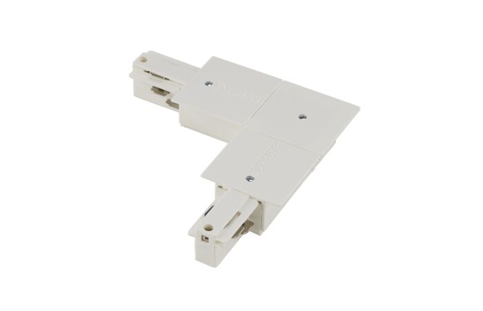 SLV Spojka EUTRAC L plast rohová vnitřní uzemnění pro 3fázové zápustné lišty IP20 bílá
