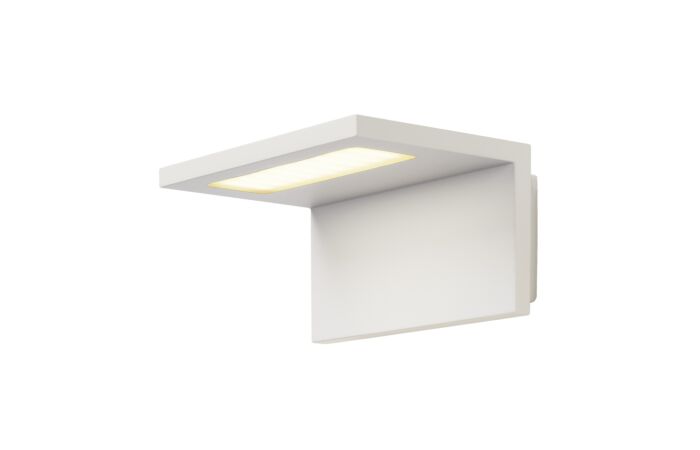 SLV Svítidlo LED ANGOLUX WALL 6,8W 550lm 3000K nástěnné IP44 bílá