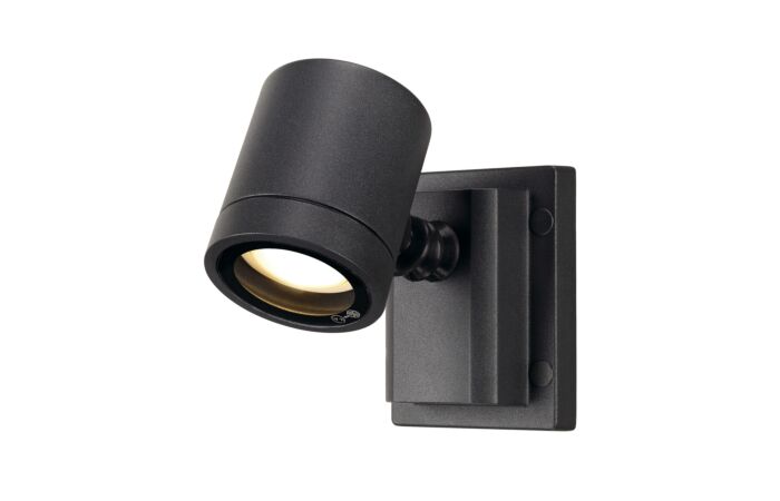 SLV Svítidlo MYRA WALL 50W GU10 nástěnné IP55 antracit