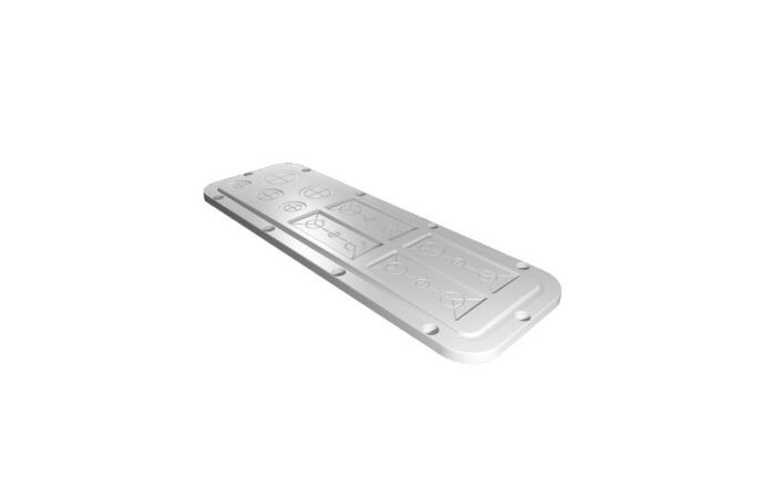 Přírubová deska z plastu, pro modulární