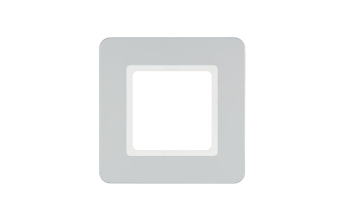 Rámeček, 1-násobný, Berker Q.7, stříbrná
