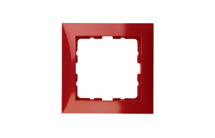 Rámeček 1-násobný, Berker S.1, červená,