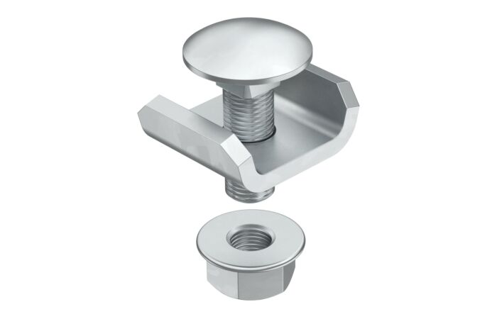 OBO BETTERMANN Spojka, pro mřížový žlab, 24x28x30, Ocel, St, galvanicky zinkováno, DIN EN 12329 typ GUV 6 G