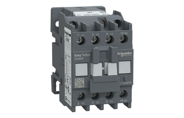 SCHNEIDER Easy TeSys LC1E0910M5 Stykač  3P, AC-3, 9A, 220V AC cívka, 50Hz, 1Z