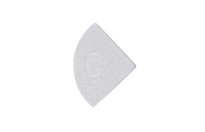 MCLED Koncovka pro RS2 bez otvoru, stříbrná barva