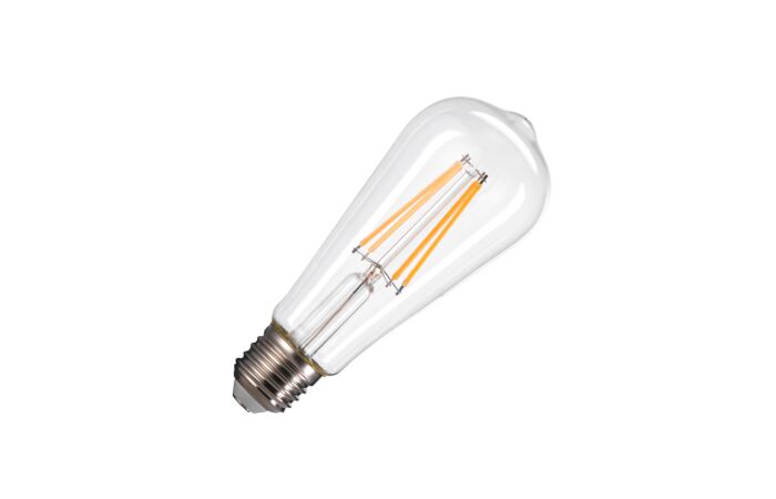 SLV Žárovka LED 1005265 ST58 E27 7,5W 800lm 2700K stmívatelná úhel 320° zlatá