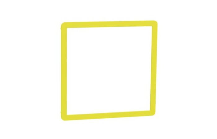 SCHNEIDER Rámeček Unica Outline dekorativní, žlutý