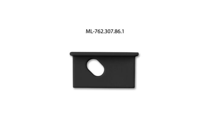 Koncovka pro VK bez s otvorem černá