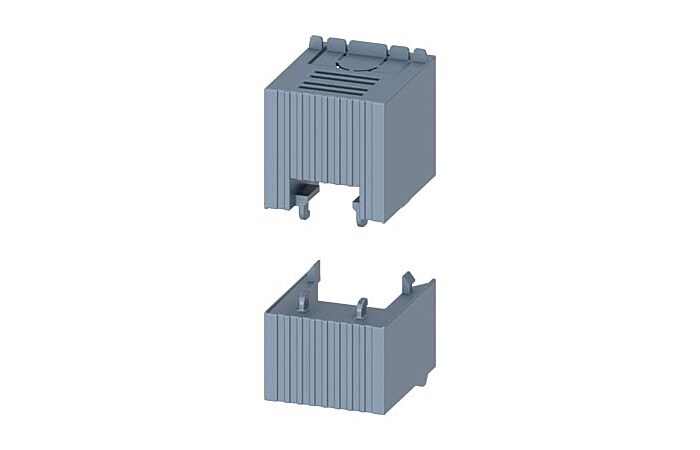 SIEMENS  Kryty připojovacího prostoru velikost 000, pro 1pól. provedení, sada horní a dolní kryt  typ 3NP1921-1CB00