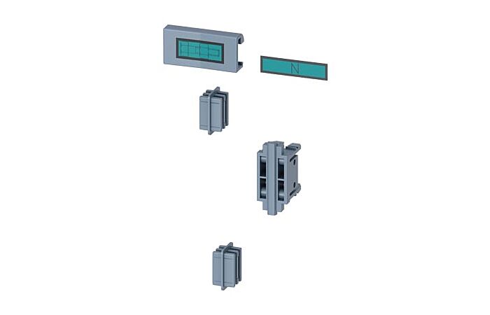 SIEMENS  Sestavovací sada velikost 000, pro sestavení dvoupólového nebo čtyřpólového odpínače, pro montáž na montážní desku  typ 3NP1921-1EC00
