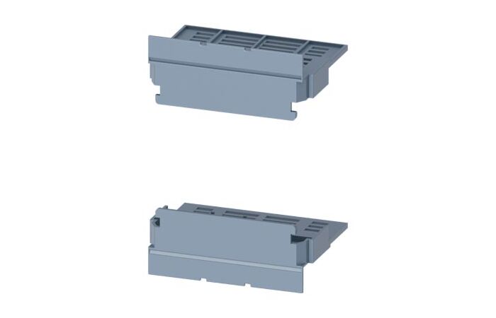 SIEMENS  Kryty připojovacího prostoru velikost 000, pro 3pól. provedení, pro montáž na přípojnice, rozteč 60mm, pro 8US Kompakt, sada horní a dolní kryt  typ 3NP1923-1CA30