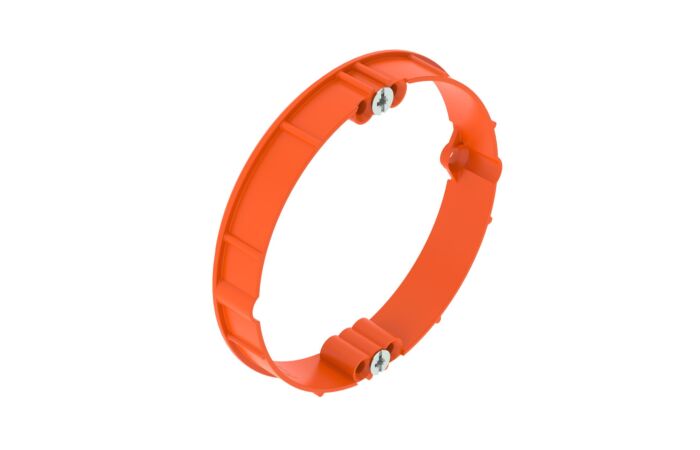 OBO BETTERMANN Vyrovnávací kroužek pro krabice do dutých stěn, O68mm, H10mm, oranžová Polypropylén, PP  typ ZH 10-AR