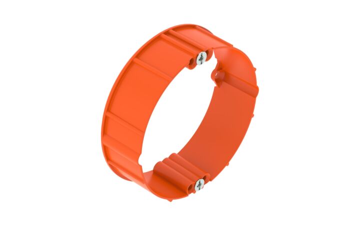 OBO BETTERMANN Vyrovnávací kroužek pro krabice do dutých stěn, O68mm, H20mm, oranžová Polypropylén, PP  typ ZH 20-AR