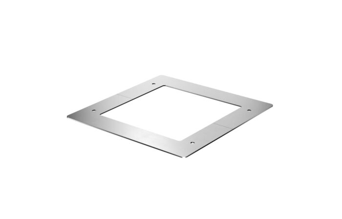 OBO BETTERMANN Stropní deska pro sloupový profil, pro ISS130130, bílý hliník, Ocel, St  typ DBP130130WA