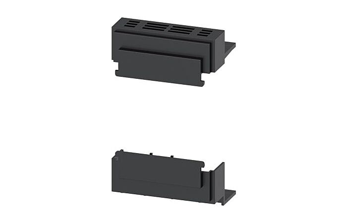 SIEMENS  Kryty připojovacího prostoru velikost 000, pro 3pól. provedení, pro montáž na přípojnice, rozteč 60mm, sada horní a dolní kryt  typ 3NP1923-1CA10