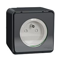 SCHNEIDER Zásuvka MUR 35031 16A 230V IP55 antracit