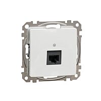 SCHNEIDER Sedna Design & Elements Datová zásuvka 1xRJ45 kat. 6 UTP bílá