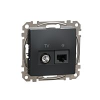 SCHNEIDER Sedna Design & Elements Dat. zás. RJ45 kat.6 UTP+TV indiv. antr