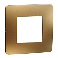 Rámeček Unica Metal jedn. Copper/Bílý