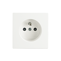 ABB FUTURE LINEAR Zásuvka 6619B-A06357884 s clonkami, bezšroubové svorky, IP40, mechová bílá