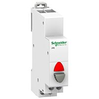 SCHNEIDER Tlačítko IBP A9E18037 1vyp.20A 250V rudá
