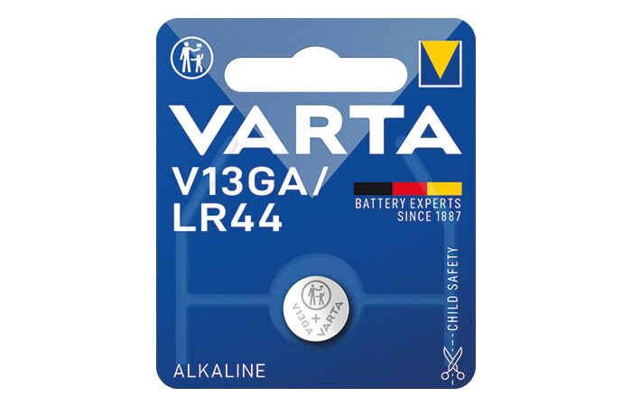 VARTA Baterie knoflíková ALKALINE V13GA 1,5V LR44 11,6x5,4 blistr 1ks