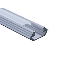 PANLUX Profil AL, 26x10x11mm, přisazený, mléčný difuzor, koncovky a příslušenství součástí, 2m