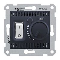 SCHNEIDER Termostat Sedna pro podl.vytáp. graphite