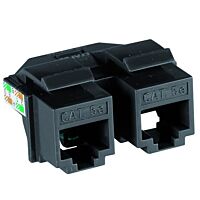 LOGUS Konektor RJ45 dvojitý kat.5e 21980