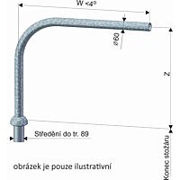 KOOPERATIVA Výložník UZB 2-2000/60 žárový zinek