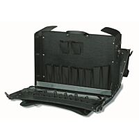 CIMCO Kožený kufr černý 500 x 375 x 245 mm