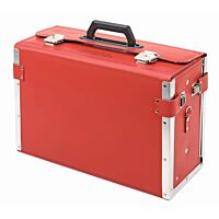 CIMCO Kožený kufr VDE červený 480 x 220 x 380 mm