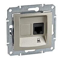 SCHNEIDER Zásuvka Sedna dat. RJ45 5e UTP titan