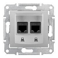 SCHNEIDER SDN4600160 Zásuvka datová 2xRJ45 kat.5e