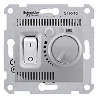 SCHNEIDER Termostat Sedna otoč. s vyp Alu