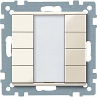 SCHNEIDER KNX tlač. panel 4-násobný plus, White, S