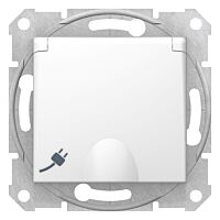 SCHNEIDER SDN3100421 Zásuvka schuko 2P+PE s krytko