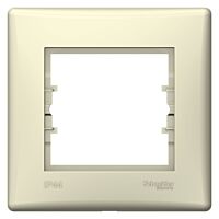 SCHNEIDER Rámeček Sedna jedno. beige IP44