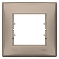 SCHNEIDER Rámeček Sedna jedno. titan IP44