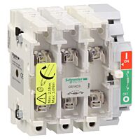 SCHNEIDER GS1KD3 FUSE-SWITCH 3X125A 22X58
