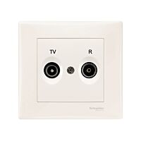 SCHNEIDER SDN3301723 Zásuvka TV-R, koncová, cream