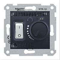 SCHNEIDER Termostat Sedna prostorový graphite